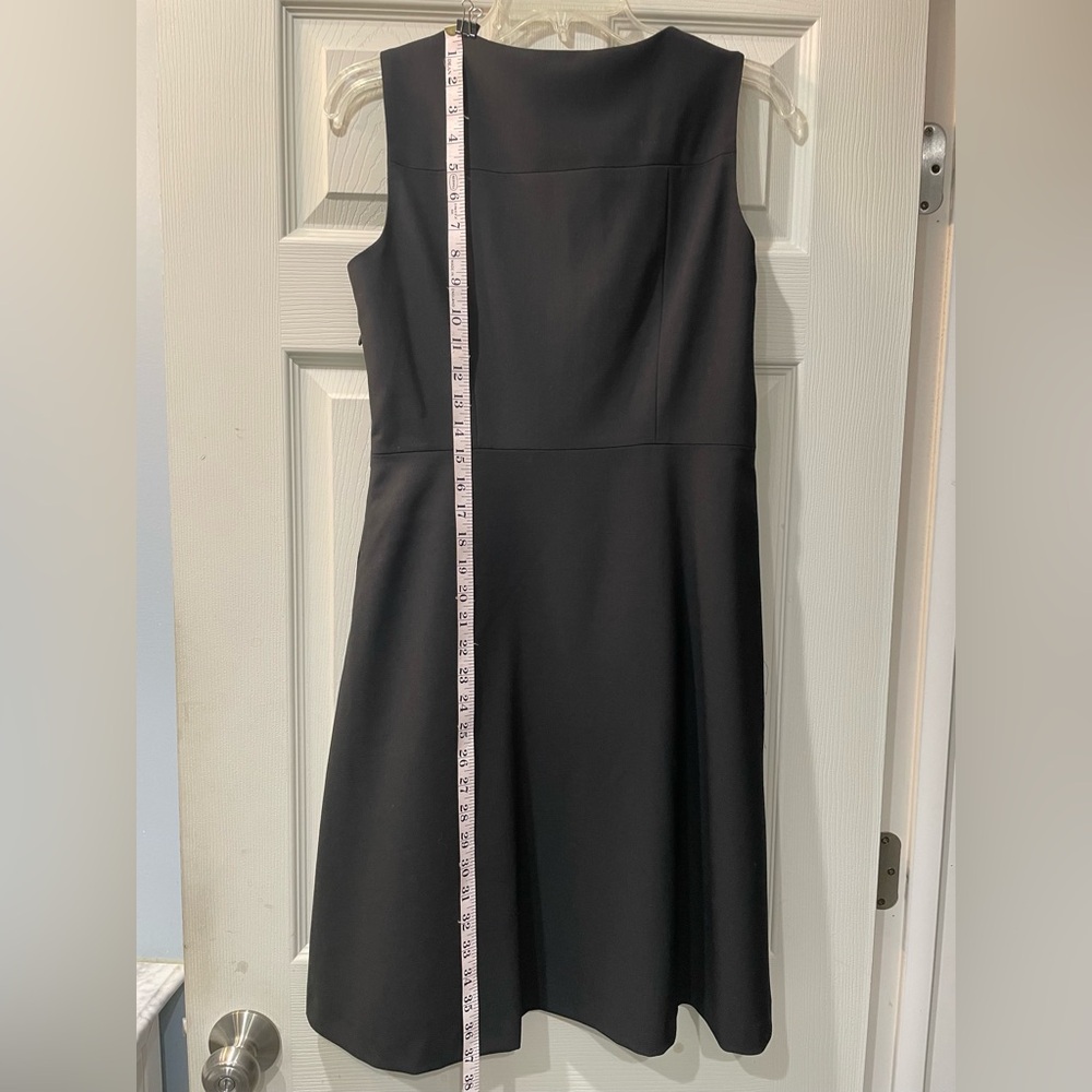 Anne Klein Classic Black Midi Dress size 4P - Picture 3 of 4